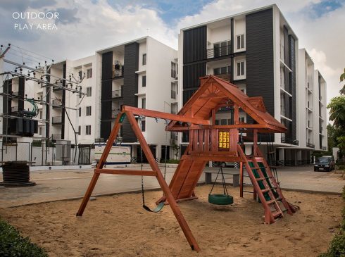 Outdoor play area