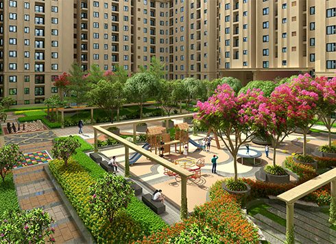 Casagrand First City Amenities - 2nd Podium View