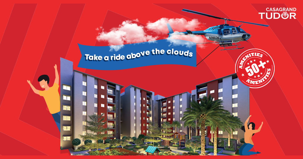 Experience the grandeur of Casagrand Tudor’s locality from the skies!